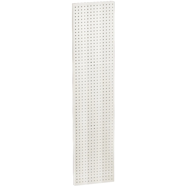 Azar Displays 13.5" x 60" Pegboard Panel - One sided, PK2 771360-WHT-2PK